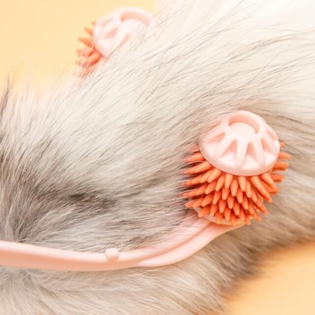 Pet Grooming Tool, Pink Cat Massager Roller With Scroll Wheel For Head And Face Massage - Image 7