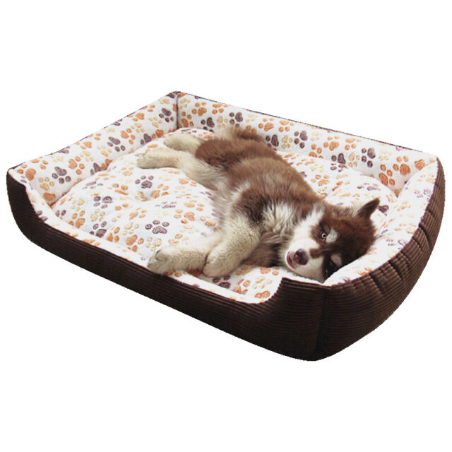 Pet Dog Beds Mats Soft Plush Warm Sofa Kennel Sleep Basket For Small Dogs Cat Cusion Puppy Cat Bed House Supplies - Image 2