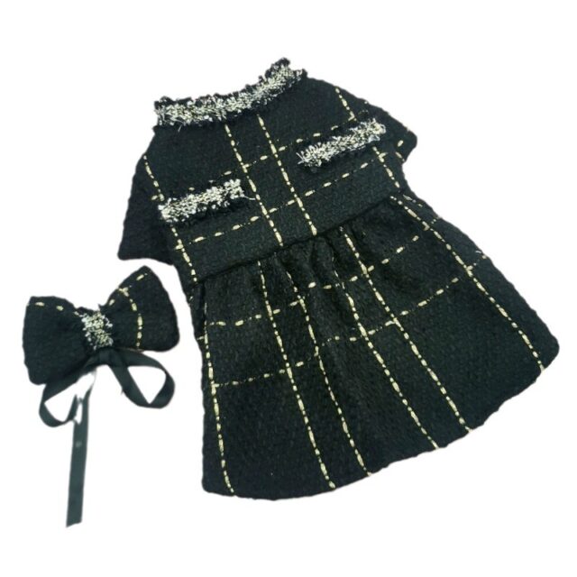 Cat Accessories Classic Style Matching Hat Coat Skirt - Image 5