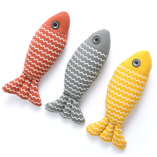 3 Pcs Catnip Toys Fish Cat Toys Self Play Cat Toys For Indoor Cats And Kitten Catnip Cat Toy Interactive Kitten Exercise Kicker Toys For Indoor Cats - Image 9