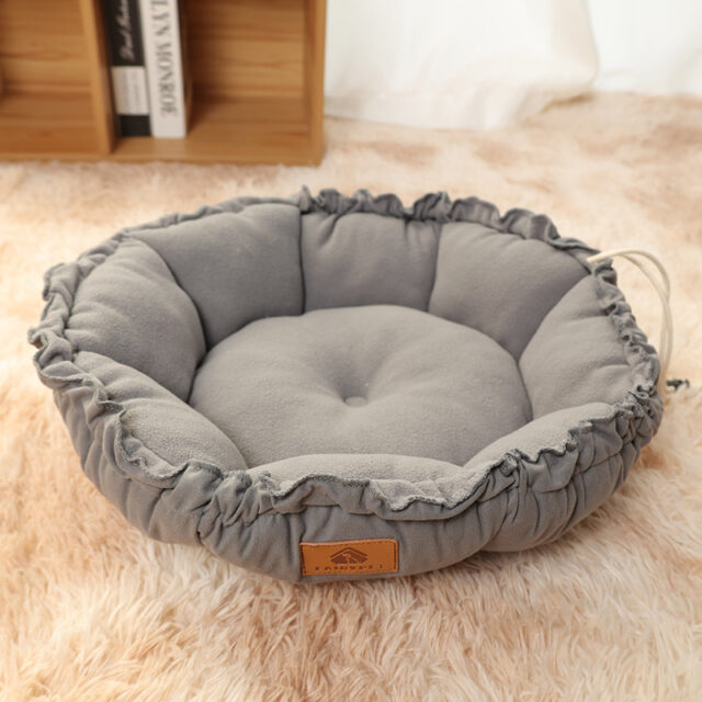 Cat Beds For Indoor Cats Cute Cat Beds With Versatile Dual-Use Design, Reversible Donut Pet Bed For Puppy And Kitten - Image 4