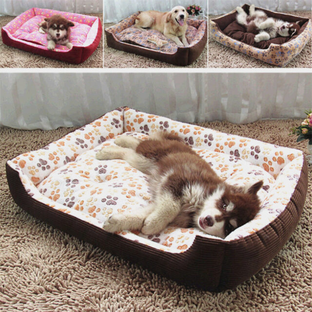 Pet Dog Beds Mats Soft Plush Warm Sofa Kennel Sleep Basket For Small Dogs Cat Cusion Puppy Cat Bed House Supplies - Image 6