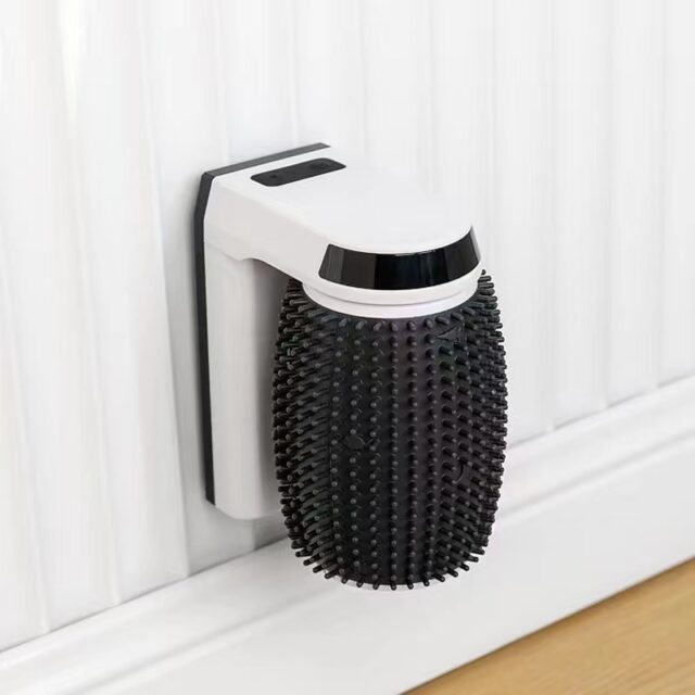 Automatic Cat Self Groomer Wall Corner Brushes Soft Cat Corner Scratcher Self Grooming - Image 6