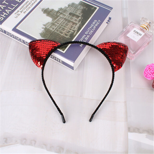 Fashion Hair Accessories Sequined Cat Ear Headband Children's Hair Accessories - Image 6