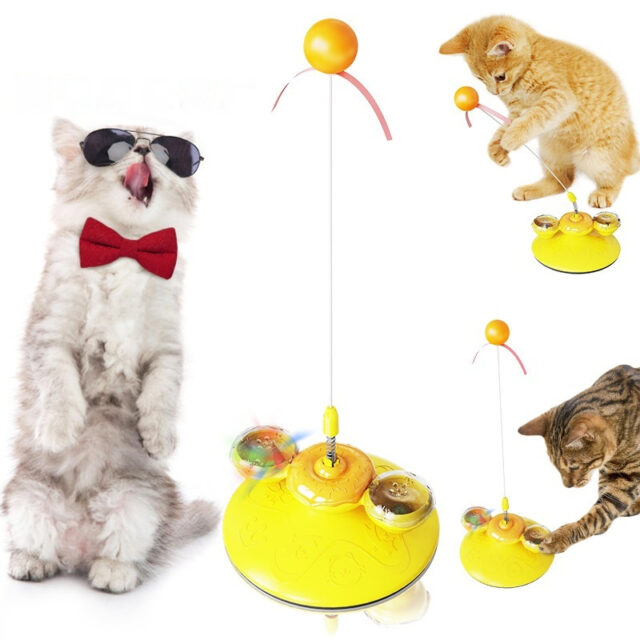 Pet Cat Self-Hi Cat Teaser Relieving Boredom Educational Toys